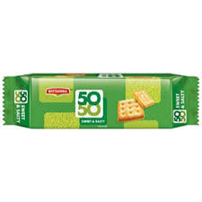 BRITANNIA FIFTY FIFTY BISCUITS