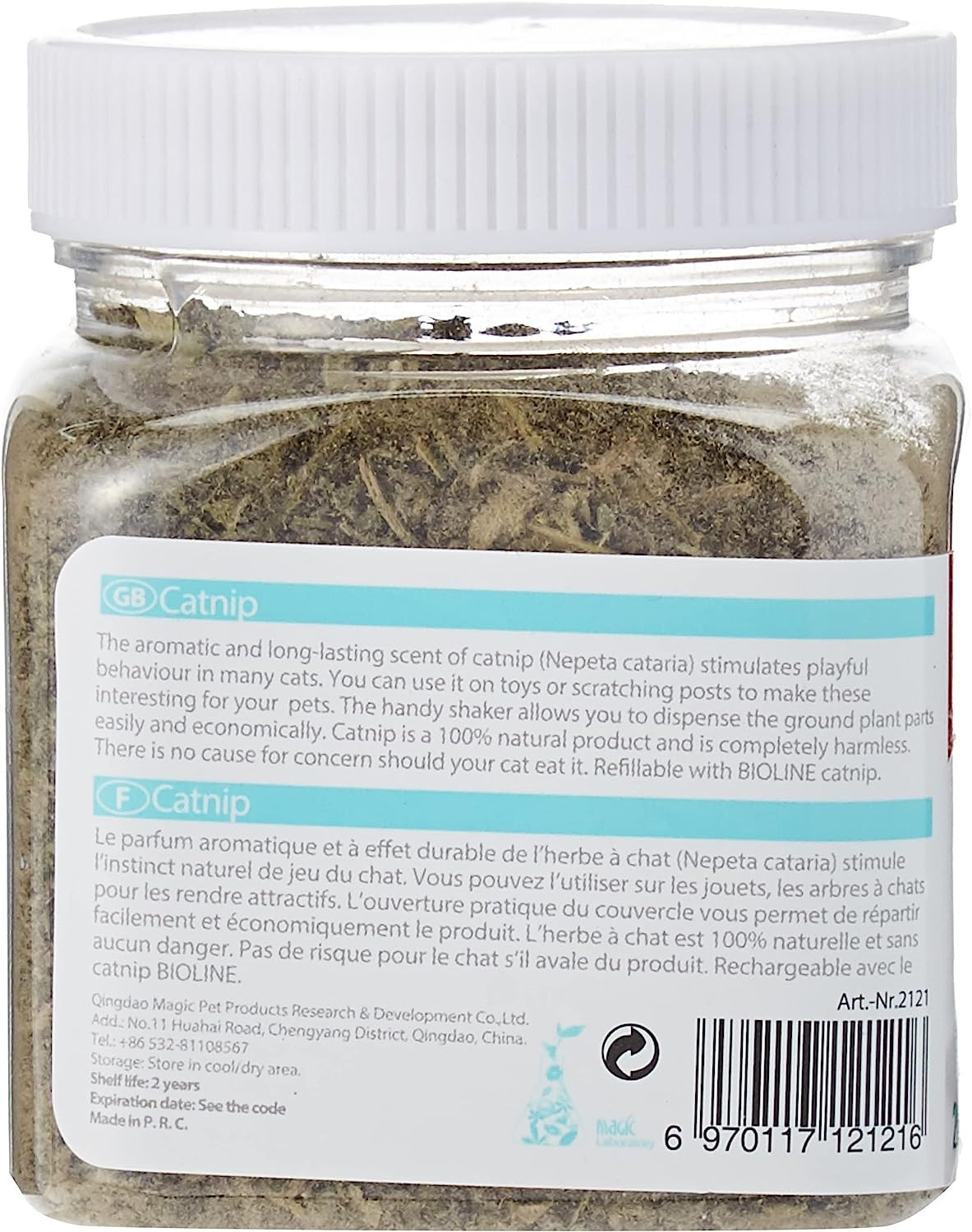 Bioline Invigorating Catnip Leaves Powder, Multicolor, 20G