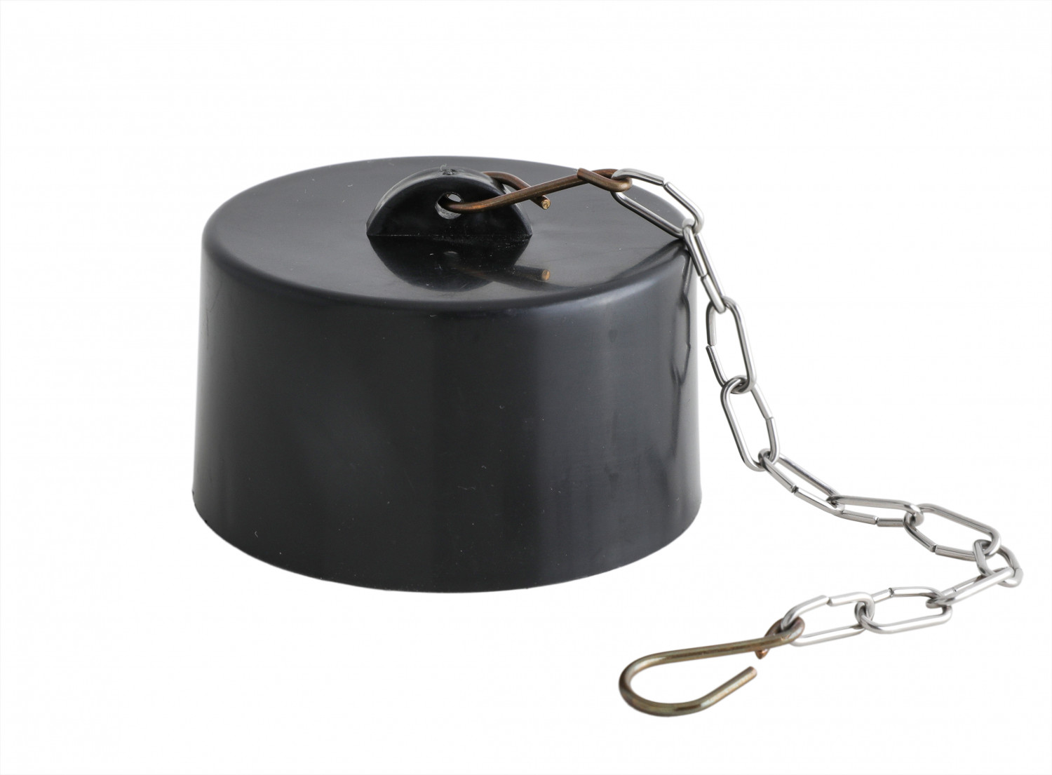 BREECHING INLET PVC CAP 21/2” RUBBER WITH CHAIN