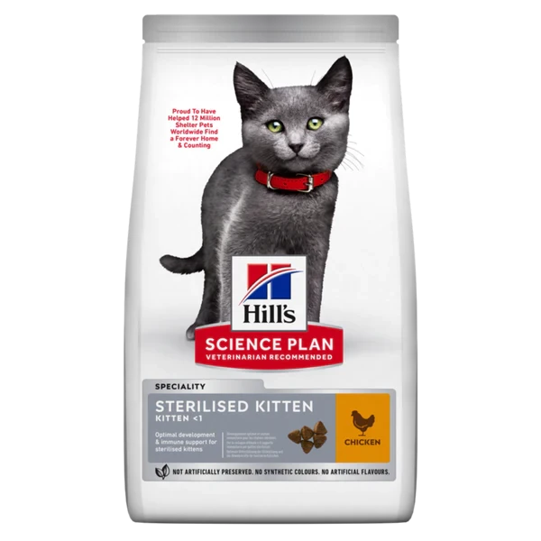 Hill’s Science Plan Sterilised Kitten Food With Chicken (300g)
