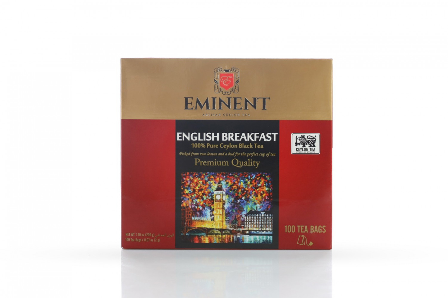 Eminent English Breakfast Pure Ceylon Black tea 100 Bags