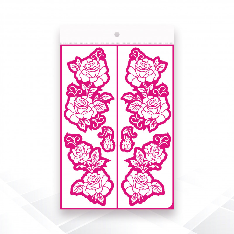 alfan henna sticker for feet - A0045