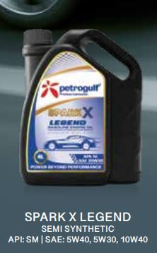 SPARK X LEGEND Semi Synthetic Gasoline Engine Oil