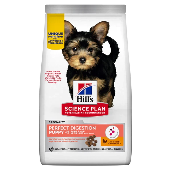Hill’s Science Plan PERFECT DIGESTION SMALL & MINI PUPPY DRY FOOD (3kg)