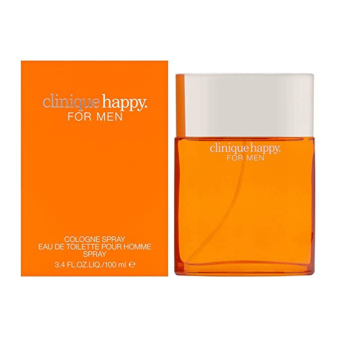 Clinique Happy for Men Eau de Toilette Spray, 3.4 Ounce 100 ml
