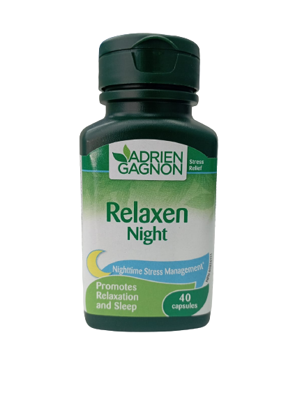 Adrien Gagnon Relaxen Night Stress Relief  by Dar Al Kalimah Pharmacy 40 Capsules