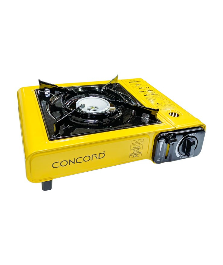 Concord Portable Gas Stove, Yellow - CCGS01