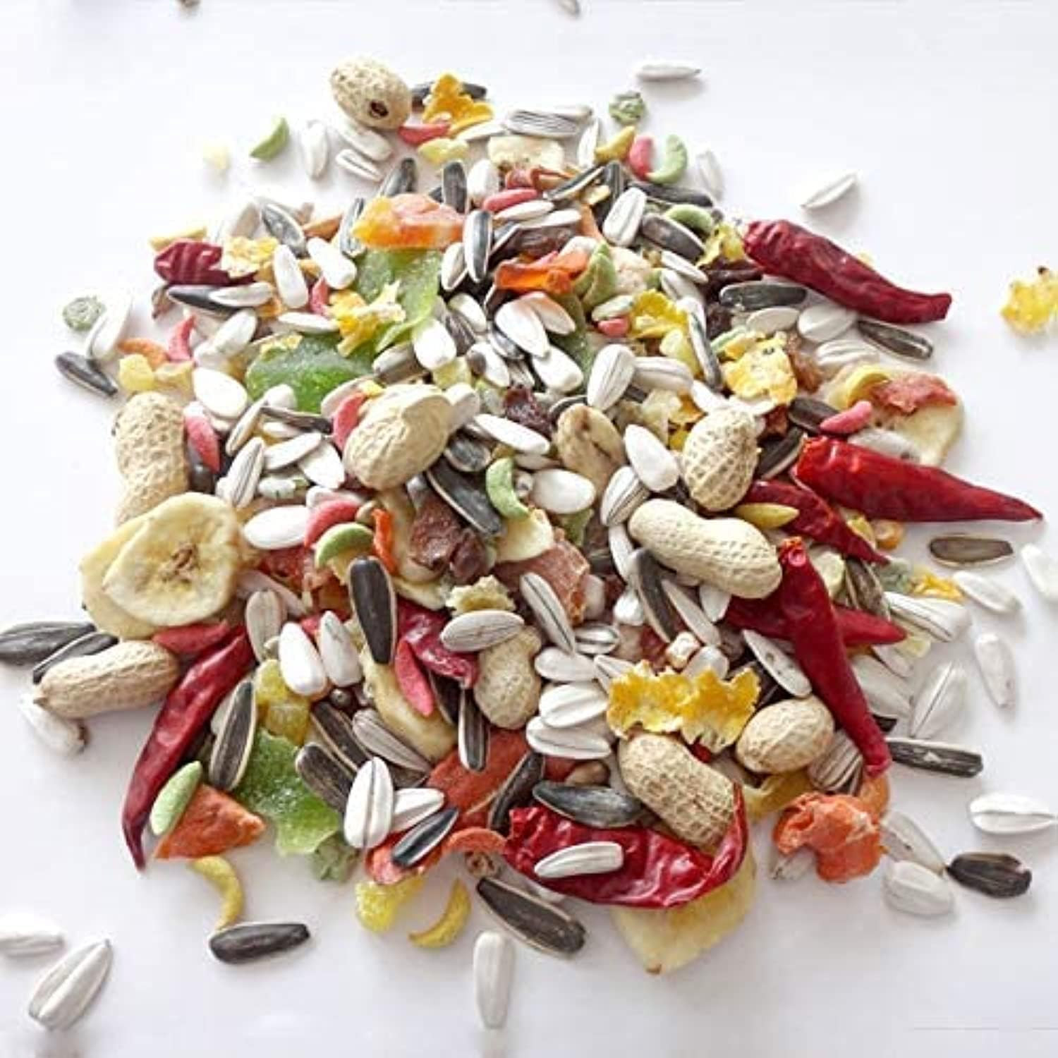 MyPetShop - (5 Kg) Bird Food ,Mix Big Parrot Food 34 Types of Seed for Macaw, Cockatoo, African Gray, Indian Parrot and Other Big Birds - All Life Stages ( 5Kg)